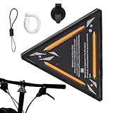 Lauflicht für Läufer, Fahrradbeleuchtung, dreieckig, magnetisch, tragbar, Ausrüstung für...