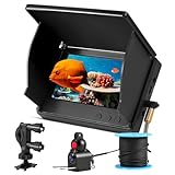 Fischfinder, Unterwasserkamera Echolot Angeln, 4,3-Zoll-HD-Bildschirm Fish Finder Kamera mit...