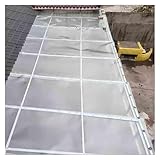 bujnie Polycarbonatplatten Polycarbonat-Dachplatte, 0.8 mm UV-Schutz Transparente Sonnenlichtplatten...