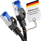 KabelDirekt Netzwerkkabel – Überträgt maximale deutsche Glasfaser-Geschwindigkeit – Netzwerk,...