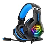 decoche Gaming Headset for PS4 PS5 PC,PS4 Headset with Microphone 3D Surround Sound Headphones Noise...