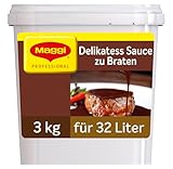 MAGGI Professional Delikatess Sauce zu Braten, vegetarisch, Ergiebigkeit 32L, 1er Pack (1 x 3kg...