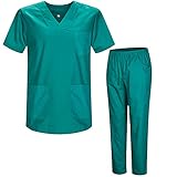 MISEMIYA - Unisex-Schrubb-Set - Medizinische Uniform mit Oberteil und Hose ref.8178 - X-Large, Grün...