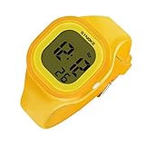 generic wasserdichte Elektronische Uhr mit Silikonband Noctilucent Sports Uhr Digital Uhren...