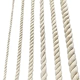 Baumwollkordel Kordel Baumwollseil Rope Garn Dickes Seil 8mm Makramee Regenbogen DIY Set (5M)