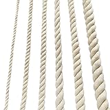 Seil Baumwollkordel Kordel Dickes Baumwollseil Cotton Rope Garn 8mm(5M) Kordelband Tau Tauseil Boho...