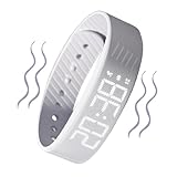 Generisch Vibrating Alarm Wristband | Alarm Clock Watch | Atmungsaktive Stille Alarme Weckarmbanduhr...