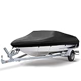 NEVERLAND Bootsplane Wasserdicht 4000PA, 420D Oxford Tuch Abdeckplanen Für Boote,Bootspersenning,...