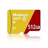 Lxuemlu 512 GB Micro-Karte, 4K-Video-Lesegeschwindigkeit, 100 MB/s, TF-Karte, A2 C10 U3 UHS-I,...