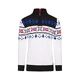 Crazy Age Herren Strickjacken Norweger Grobstrick Weihnachtspullover Winterpullover Renntier Motive...