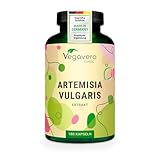 Beifuß Kapseln hochdosiert | 600 mg Extrakt (10:1) - 6.000 mg Pulver | 180 Stück | Flavonoide -...