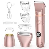 Lady Shaver für Frauen, 3-in-1-Bikini-Trimmer für Frauen zur Nass- und Trockenanwendung,...