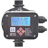Agora-Tec® Pumpensteuerung Druckschalter Durchflusswächter DWv-18-LCD verkabelt (Ein- und...