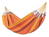 LA SIESTA® Modesta Volcano - Klassische Doppel-Hängematte aus Bio-Baumwolle