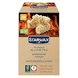 STARWAX - Feueranzünderrollen für Grill, Kamin und Ofen - natürliche Zusammensetzung - schnelles...