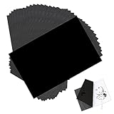 UKOFEW 100 Blatt Kohlepapier, Transferpapier, Schwarzes Kohlepapier Transferpapier, Pauspapier A4,...