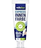 Wandfarbe zum Ausbessern für Wände und Decken 225ml - Express Innenfarbe mit integriertem...