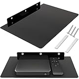 Retoo Multimedia Glasregal für DVD-Player, Kabel-Boxen, Spielkonsolen, Blu-Ray Player, Hi-Fi...