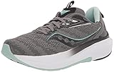 Saucony mens Echelon 9 Running Shoe, Charcoal/Ice, 10.5 US
