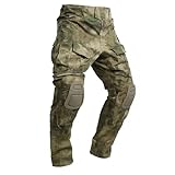 Taktische Kampfhose Jagd mit Knieschoner für Herren, leicht, Airsoft Multicam Skinny, taktisch,...