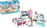 PLAYMOBIL MyLife 71608 Küche mit Essplatz, vollausgestattete Küche für detailgetreues...
