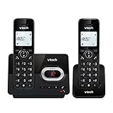 VTech CS2051 Schnurloses Telefon mit Anrufbeantworter und 2 Mobilteilen, ECO+ Modus,Senioren Telefon...