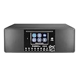 Albrecht DR 895 CD Kompaktanlage, DAB+/UKW/Internet/CD, 27895, Schwarz, mit 4' Farbdisplay, Stereo...