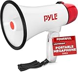 Pyle Megaphon mit Sirene, Signalhorn – Siren Megaphone – Mini Megafon Kinder & Erwachsene 20W,...