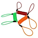 Mikinona 3 Stück Teiliges Motorrad Bremsscheiben schlaufenkabel aus Stahl und Kunststoff Robustes...