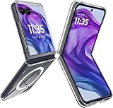 Schutzhülle kompatibel mit Motorola Moto Razr 50 Ultra, stoßfest, transparent, vollständiger...