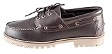 PFIFF 102355 Freizeitschuh Canvas, Bootsschuh-Design, Leder, Kinder Unisex 35
