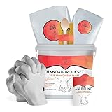 Liebspecht 3D Handabdruckset Für Paare - Hochzeitsgeschenke Für Brautpaar - Gipsabdruck Set Für...