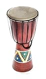 20cm Djembe Bunt Bemalt Djembe Trommel Bongo Drum Handtrommel Buschtrommel Percussion Kinder Fair...