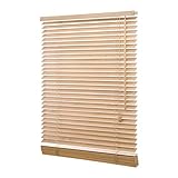 Ventanara Holzjalousie 35mm Holz Jalousie Jalousette Echtholz (Eiche, 110 x 130 cm)