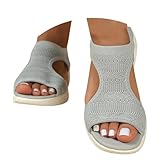 Generisch Sandalen Damen Sommer, Orthopädische-Sandalen Waschbare Trekkingsandalen Slingback Slide...