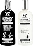 Haarwuchs Shampoo, Haarwuchs-Conditioner Watermans, Biotin, Arganöl, Allantoin, Rosmarin,...