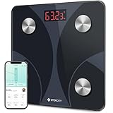 Etekcity Personenwaage Körperfettwaage 180kg/0,05kg, Waage Personen mit APP, Bluetooth Körperwaage...