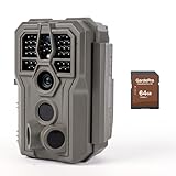 GardePro E5 2.0 Wildkamera mit 64 GB SD-Karte