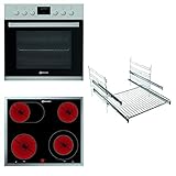 Bauknecht HEKO 566 Pyro Herd-Kochfeld-Kombination /Glaskeramik-Kochfeld (60 cm) /...