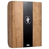 KEMMLIT Wickeltisch Toledo Eiche/klappbar platzsparend, Wandwickeltisch inkl. grauer...