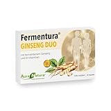 Aura Natura - Fermentura Ginseng Duo Kapseln - Fermentierter Ginseng Extrakt - Mit 3 verschiedenen...