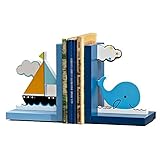 Buchstützen Kreative malerei kreative malerei books bookshelf kinder schlafzimmer fischboot...