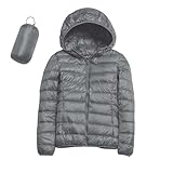 Damenjacke 100 Gramm elegant, Winterjacke Damen Übergangsjacke und Taschen Slim Winddicht...