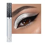 Lilbitty 1 Stück Glitzer Lidschatten Flüssigpigmente Metallisch Glanz Funkelnd Smokey Eye Look...