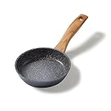 STONELINE Back to Nature Bratpfanne, 16 cm, antihaftbeschichtete Pfanne mit echten Steinpartikeln,...