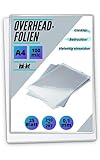 25 OHP-Folien Inkjet DIN A4 transparent - für Tintenstrahldrucker - PREMIUM Overheadfolien für...