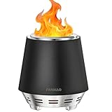 FANHAO Kleine Rauchfreie Feuerschale Outdoor, Tragbarer Tisch-Feuerkorb aus 304 Edelstahl mit...