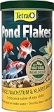 Tetra Pond Flakes - Fischfutter-Flocken für kleinere und junge Teichfische, für eine...