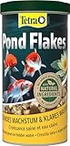 Tetra Pond Flakes – Fischfutter für kleinere und junge Teichfische in Flockenform, für eine...