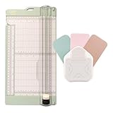 Vaessen Creative Papierschneider mit Falzbrett 15,2 x 30,5 cm - Inklusive 3-in-1 Eckenstanzer -...